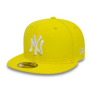 New Era MLB Basic NY Yankees 59Fifty Fitted Yellow White Gul Hvid 10263333