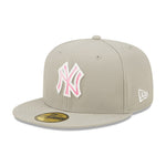 New Era MLB New York NY Yankees 59Fifty Mothers Day Mors Dag Fitted Grey Pink Grå Lyserød 60234518