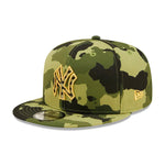 New Era MLB New York NY Yankees 9Fifty Armed Forces Day Snapback Camo Gold Camouflage Guld 60233640