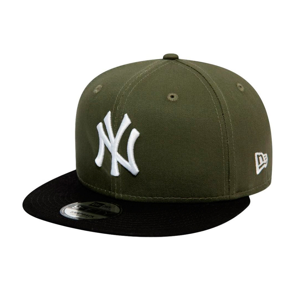 New Era MLB New York NY Yankees 9Fifty Colour Block Snapback Olive Black Grøn Sort 12122744