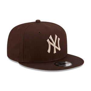 New Era MLB NY Yankees 9Fifty Essential Snapback Brown Stone Brun Beige 60284944 