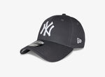 New Era NY Yankees 9Forty Justerbar Dark Grey Mørkegrå