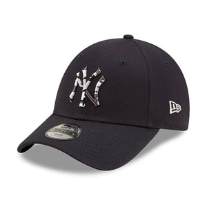 New Era New York Yankees NY Yankees 9Forty Child Adjustable Navy Wild Camo Blå 60184616