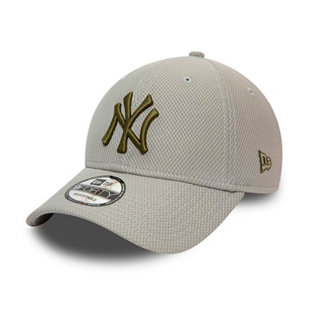 New Era MLB New York NY Yankees 9Forty Diamond Era Snapback Grey Olive Grå Grøn 60141786