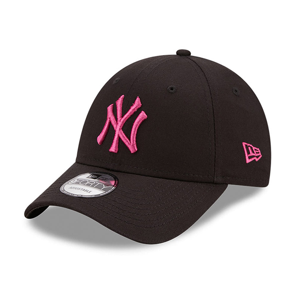 New Era New York NY Yankees 9Forty Essential Adjustable Justerbar Black Pink Sort Lyserød 60240308 