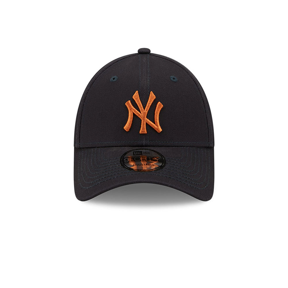 New Era MLB New York NY Yankees 9Forty Essential Adjustable Justerbar Navy Orange Blå 60222321 