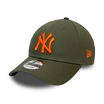 New Era MLB New York NY Yankees 9Forty Essential Adjustable Justerbar Olive Orange Grøn Orange 60141835