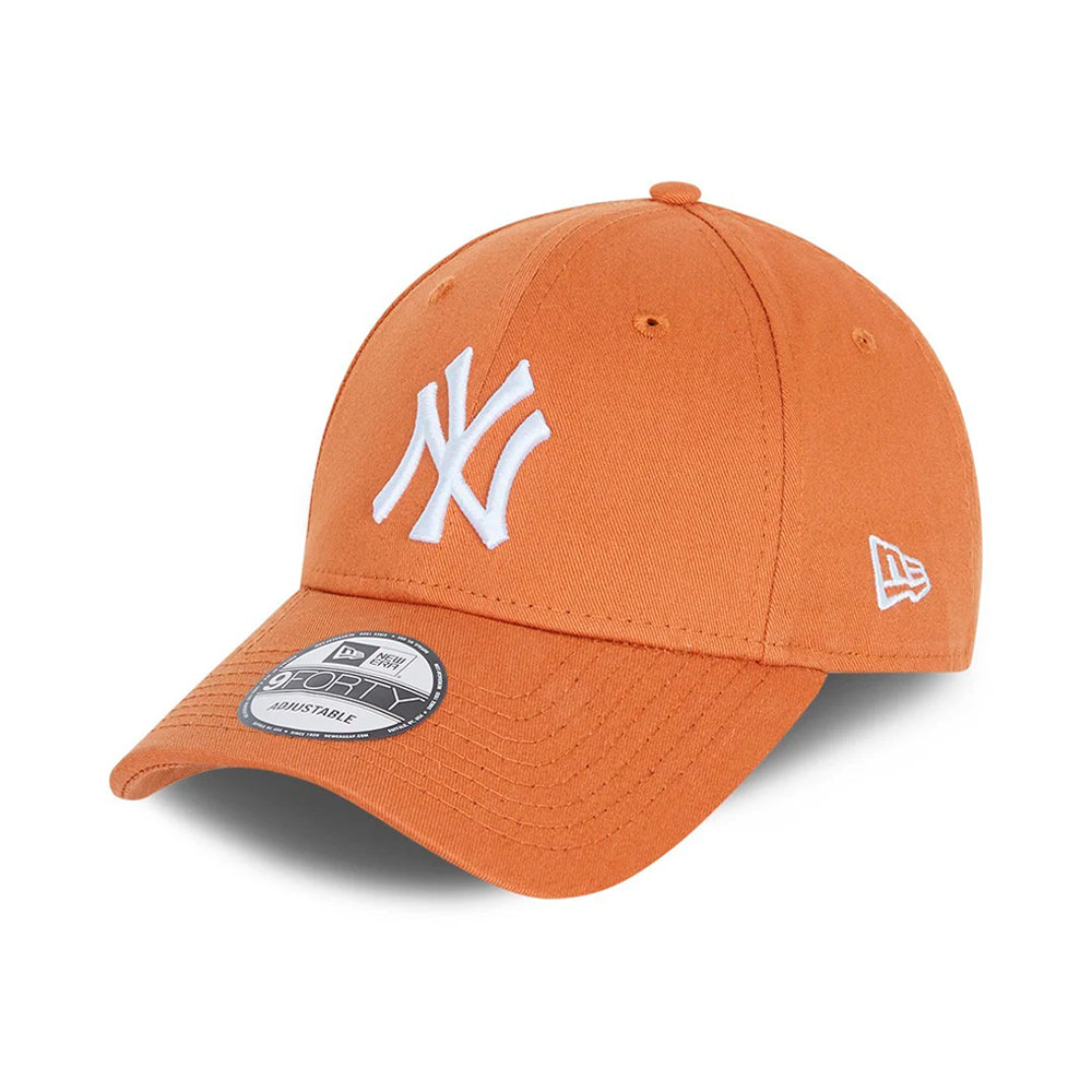 New Era MLB New York NY Yankees 9Forty Essential Adjustable Justerbar Toffee White Brun Hvid 60112610 