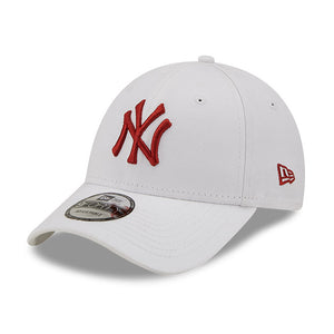 New Era MLB New York NY Yankees 9Forty Essential Adjustable Justerbar White Red Hvid Rød 60222273 
