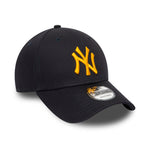 New Era MLB New York NY Yankees 9Forty Essential Flexfit Navy Yellow Blå Gul 12380591