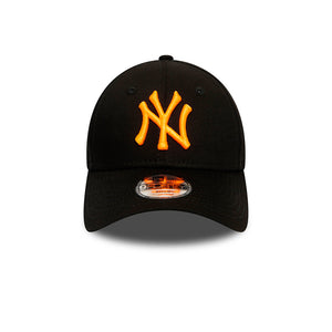 New Era MLB New York NY Yankees 9Forty Kids Snapback Black Neon Orange Sort Orange 12381093