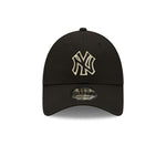 New Era MLB New York NY Yankees 9Forty Metallic Pop Snapback Black Gold Sort Guld 60222399 