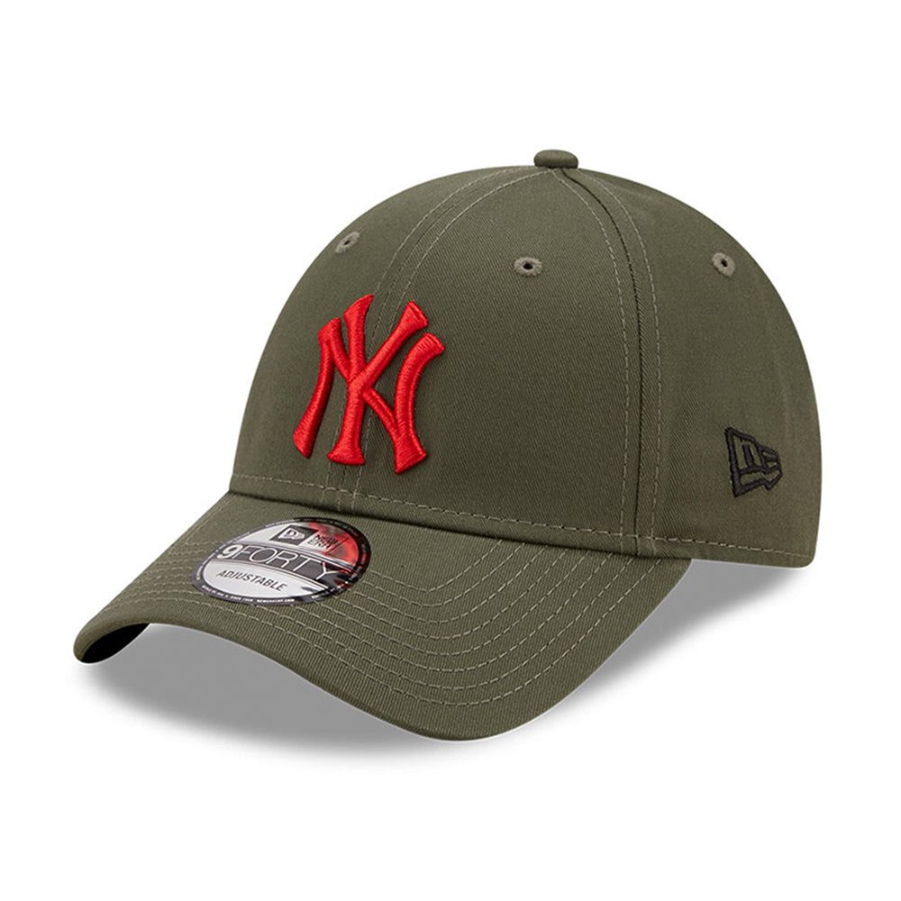 New Era MLB New York NY Yankees 9Forty Stadium Flag Adjustable Justerbar Olive Red Grøn Rød 60240363