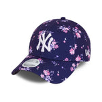 New Era MLB New York NY Yankees 9Forty Women Adjustable Justerbar Floral Navy Blå 60112729