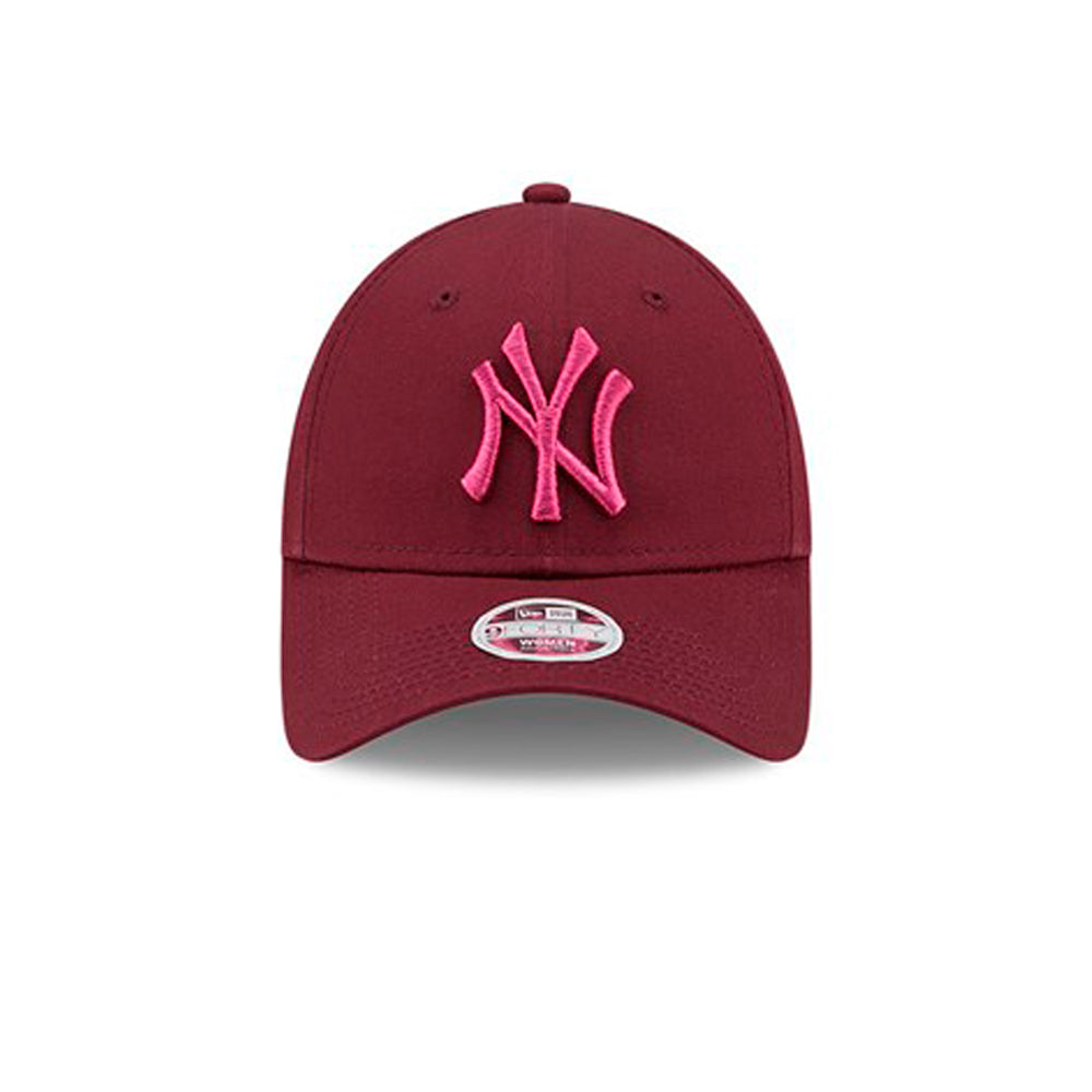 New Era MLB New York NY Yankees 9Forty Womens Adjustable Justerbar Maroon Pink Rød Lyserød 60184760