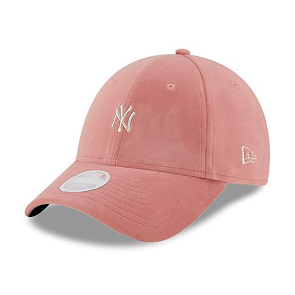 New Era MLB New York NY Yankees 9Forty Womens Adjustable Justerbar Pink Suede Lyserød 60184768
