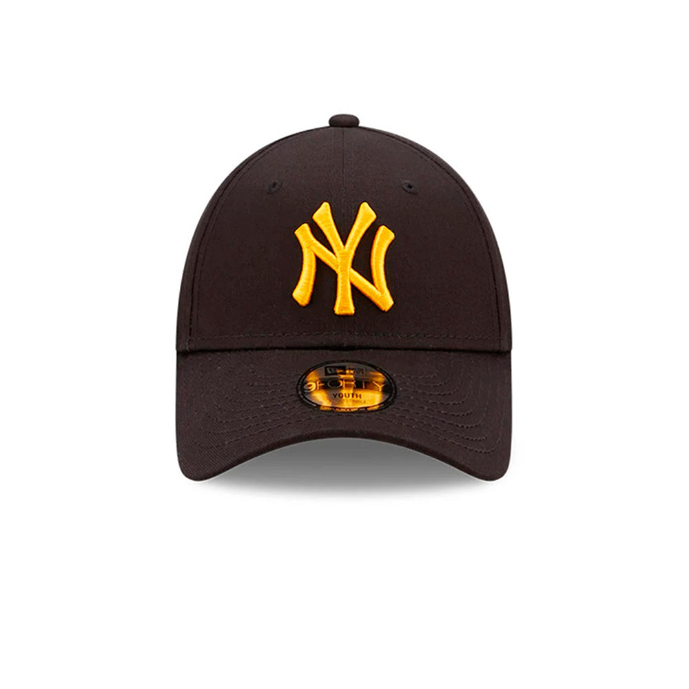 New Era MLB New York NY Yankees 9Forty Youth Kids Børne Caps Adjustable Justerbar Black Yellow Sort Gul 60222468 