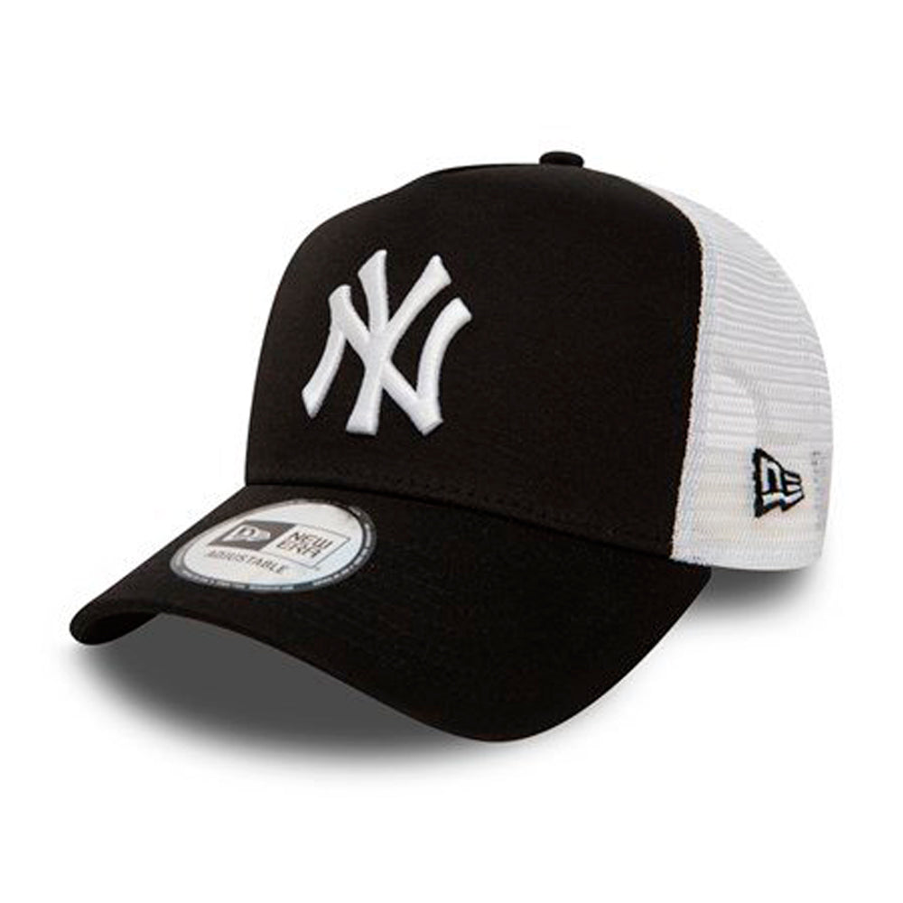 New Era MLB New York NY Yankees A Frame Youth Kids Børn Caps Trucker Snapback Black White Sort Hvid 12745566