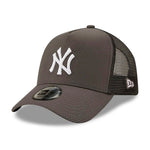 New Era MLB New York NY Yankees Diamond A Frame Trucker Snapback Grey Grå 60222544 
