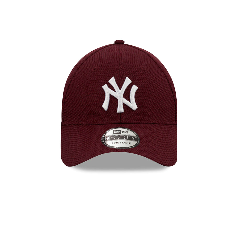 New Era MLB New York Yankees Diamond Era 9Forty Adjustable Maroon Rød 12523905