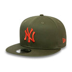 New Era NY Yankees Essential 9Fifty Snapback Olive Orange Grøn