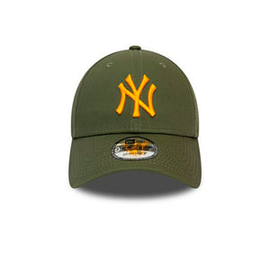 New Era NY Yankees Essential 9Forty Adjustable Olive Orange Grøn 12490166