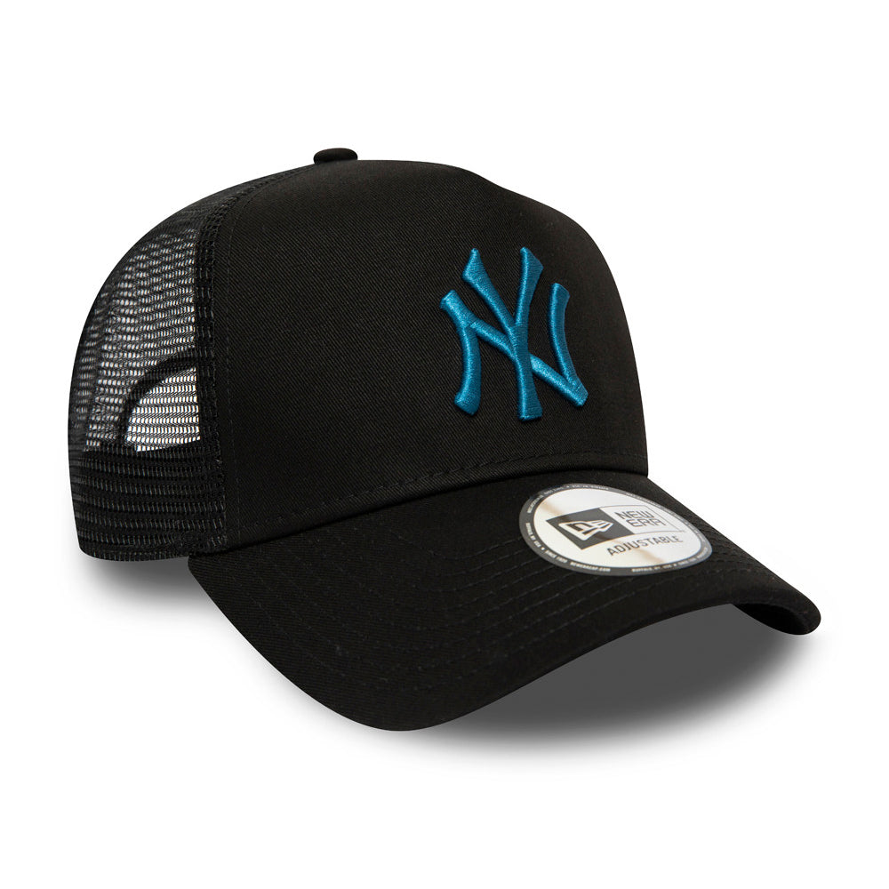 New Era NY New York Yankees Essential 9Forty Trucker Snapback Black Blue Sort Bå 12490150