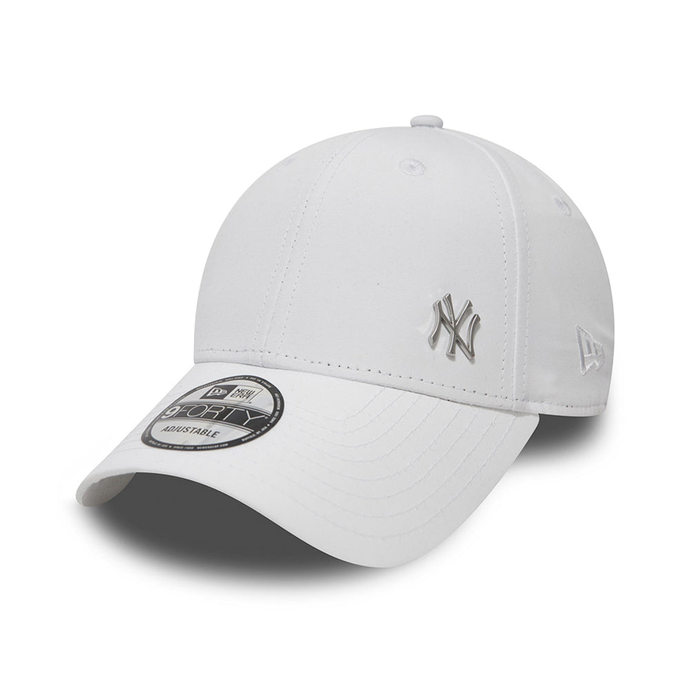 New Era NY Yankees Flawless 9Forty Adjustable Justerbar White Hvid