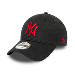 New Era NY New York Yankees Jersey 9Forty Adjustable Black Red Sort Rød 12490233