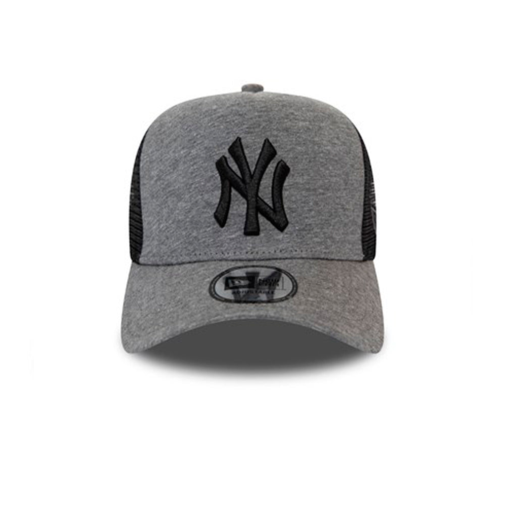 New Era MLB New York NY Yankees Jersey Essential Trucker Snapback Grey Black Grå Sort 12381105