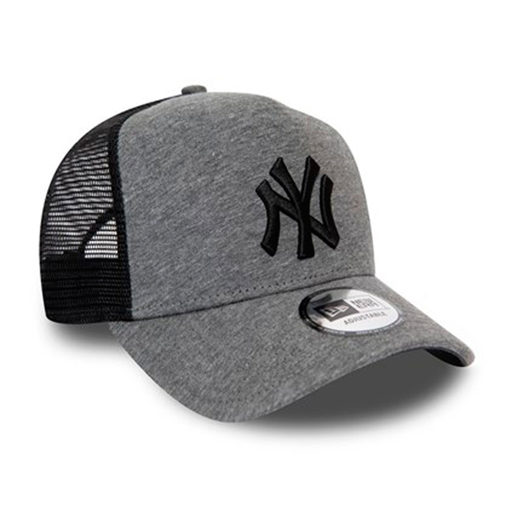 New Era MLB New York NY Yankees Jersey Essential Trucker Snapback Grey Black Grå Sort 12381105