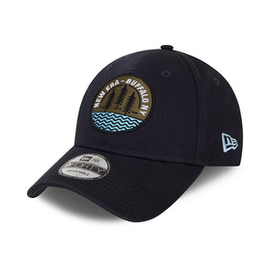 New Era Outdoor Camp Patch 9Forty Adjustable Justerbar Navy Blå 60081179