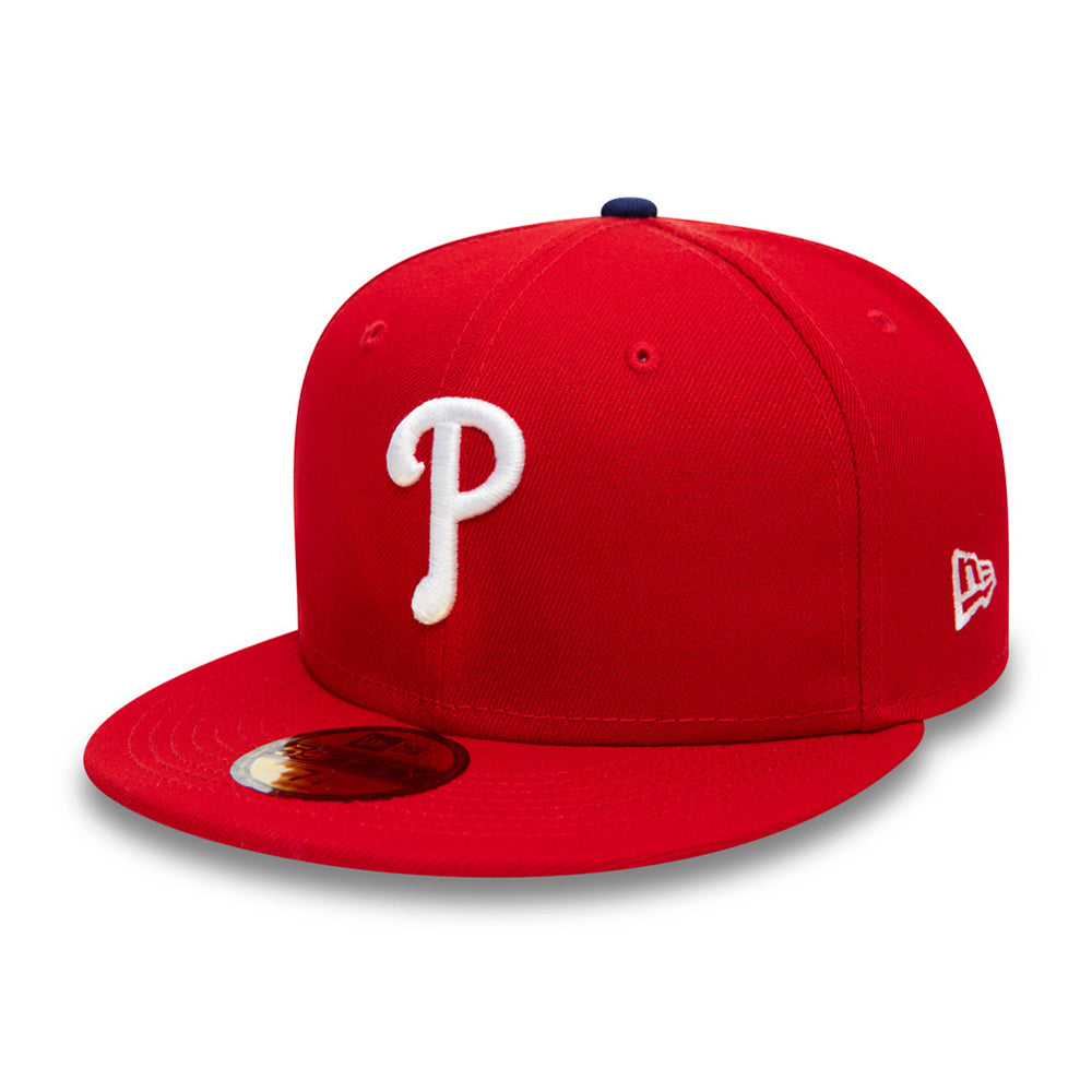 New Era MLB Philadelphia Phillies 59Fifty Authentic Fitted Red White Rød Hvid 12593076 