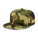 New Era MLB Pittsburgh Pirates 59Fifty Armed Forces Fitted Camo Gold Camouflage Guld 60233738
