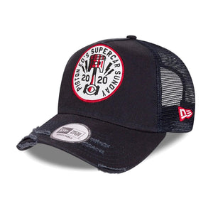 New Era Race Patch A Frame Trucker Snapback Navy Mørkeblå Blå 60081196