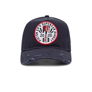 New Era Race Patch A Frame Trucker Snapback Navy Mørkeblå Blå 60081196