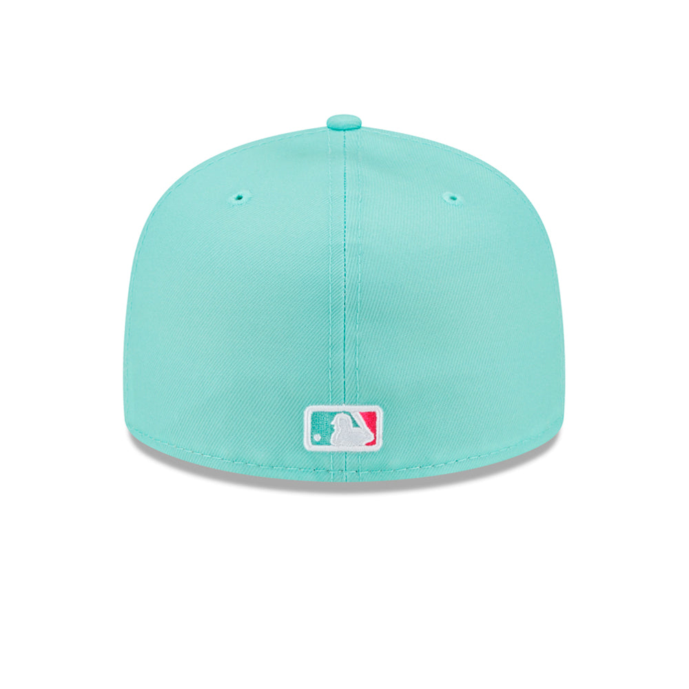 New Era MLB San Diego Padres 59Fifty City Connect Fitted Turquoise Green Pink Grøn Lyserød 60231697