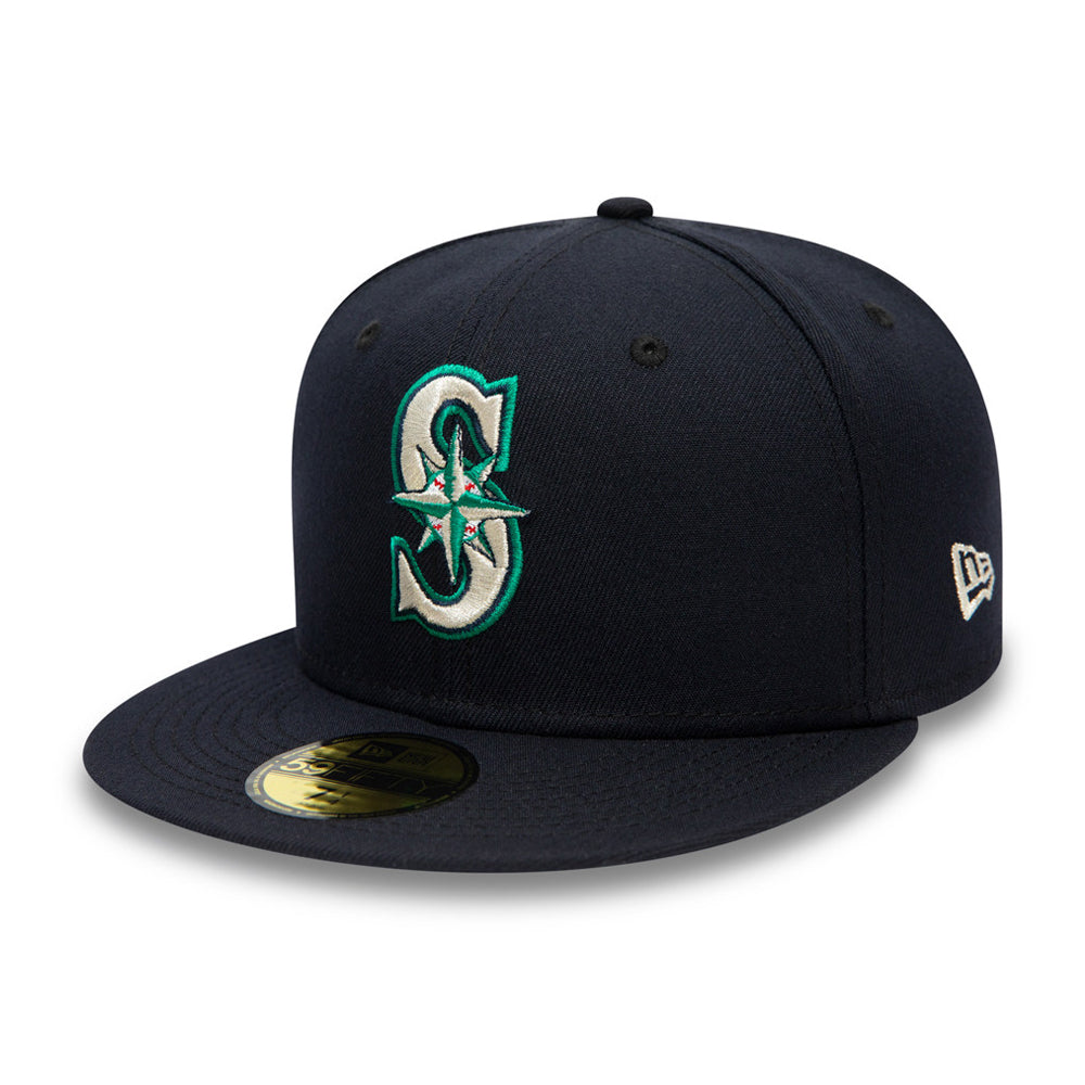 New Era MLB Seattle Mariners 59Fifty AC Perf Fitted Navy Blå 12593074 