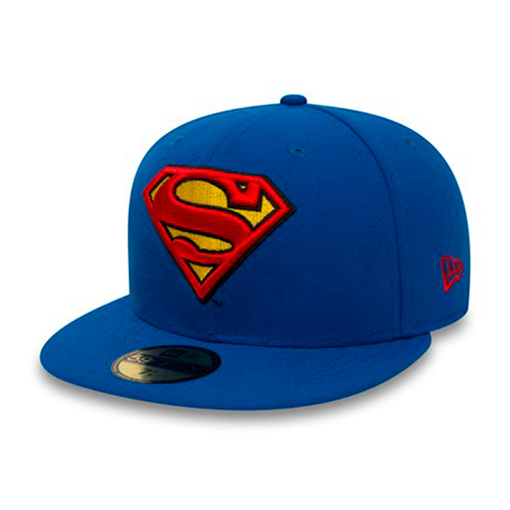 New Era Superman Character 59Fifty Essential Fitted Blue Blå 10862337