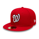 New Era MLB Washington Nationals 59Ffifty Authentic Fitted Red Rød 12593070 