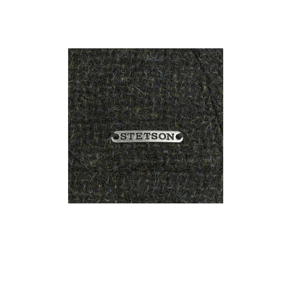 Stetson Belfast Tweed Sixpence Flat Cap Olive Grøn 6380105-5