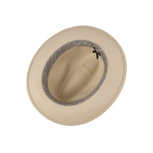 Stetson Calhan Vitafelt Hat Fedora Oatmeal Beige Natural 2198009-77