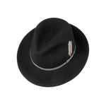 Stetson Cartbridge Traveller Hat Vitafelt Fedora Black Sort