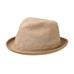 Stetson Delave Organic Cotton Fedora Dark Beige Mørke Beige