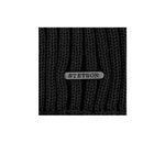 Stetson Georgia Wool Knit Beanie Fold Up Hue Black Sort 8699352-1