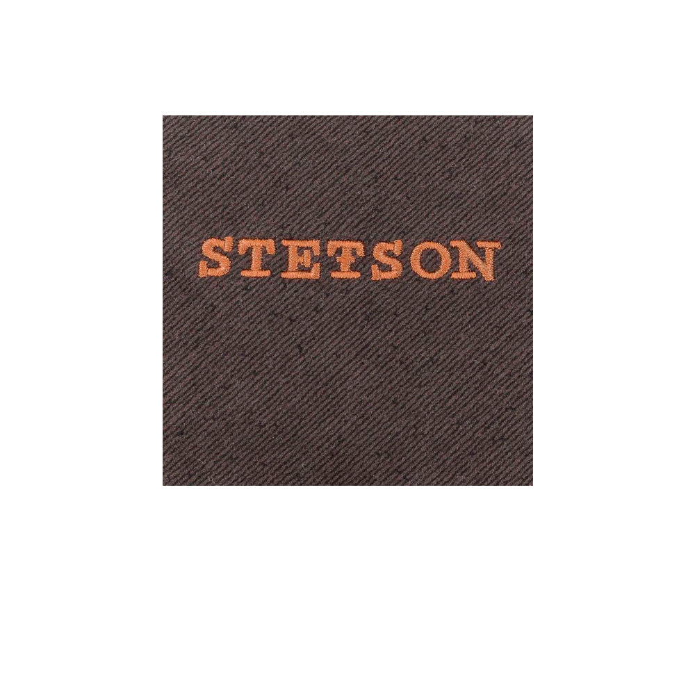 Stetson Hatteras Noir Sixpence Flat Cap Navy Blå 6840101-21