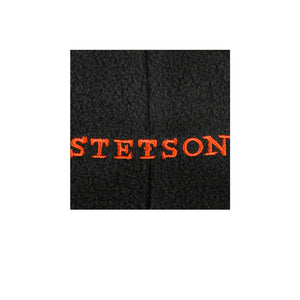 Stetson Ivy Cap CO/PE EF Earlaps Sixpence Flat Cap Black Sort 6161106-1