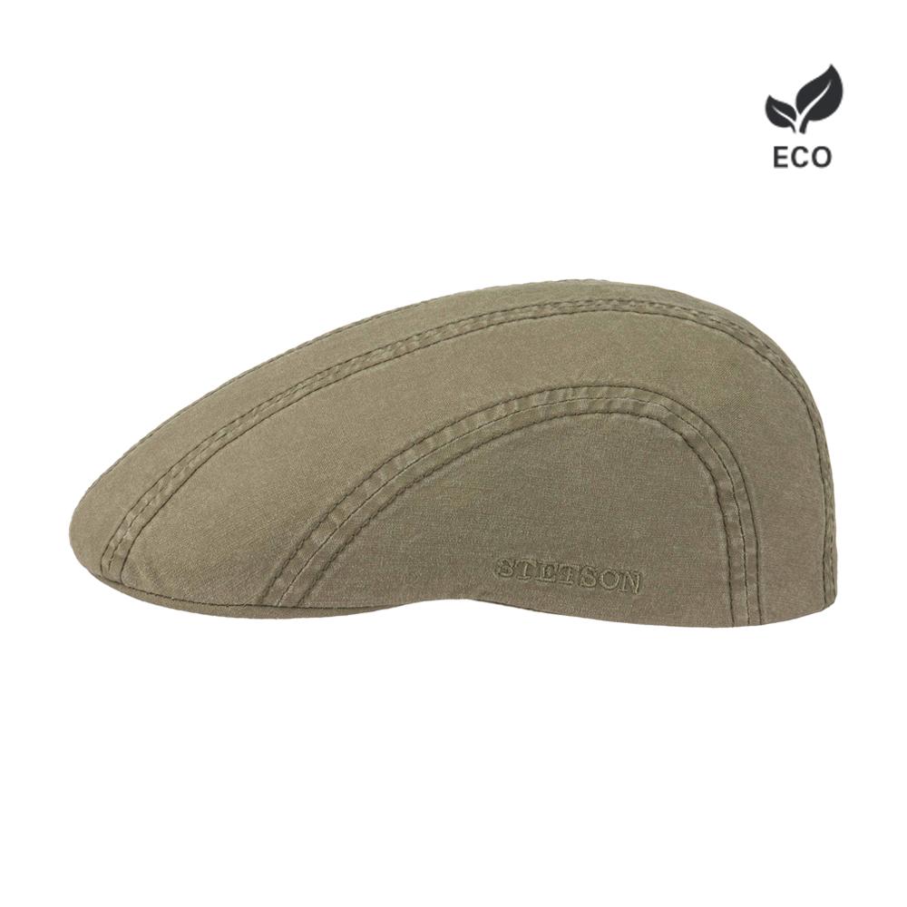 Stetson Ivy Cap Delave Sixpence Flat Cap Olive Green Grøn 6121103 - 61