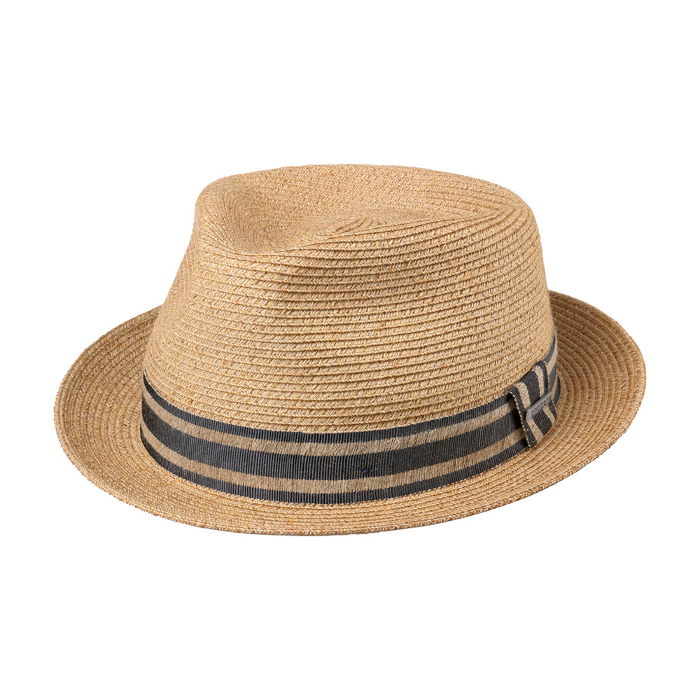 Stetson Korello Linen Mix Straw Hat Beige