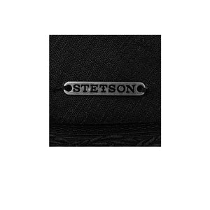 Stetson Linen Fisherman´s Riders Cap Sixpence Flat Cap Black Sort 6293104-1
